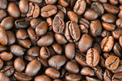 Full frame shot of coffee beans