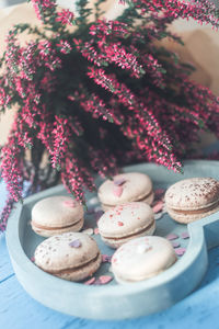 Close-up of cake on table