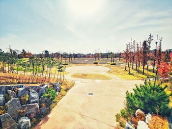 Scenic view of landscape against sky