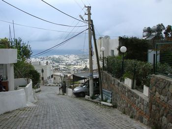 Buildings in city against sky