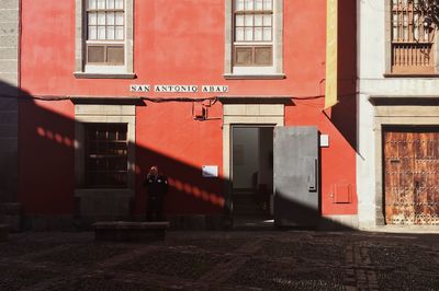 Street amidst buildings in city