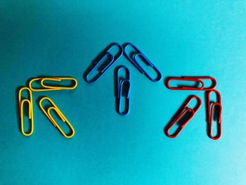 Close-up of multi colored pencils