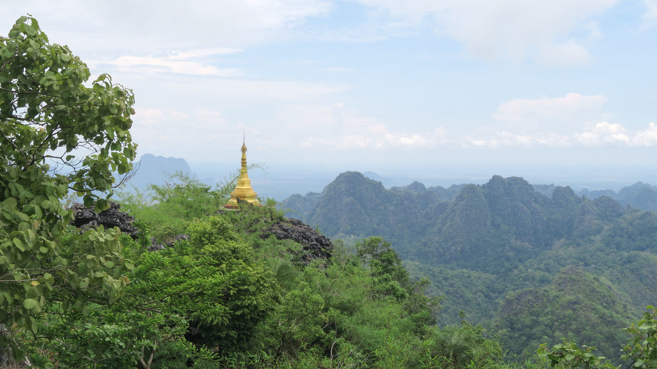 VIEW OF TEMPLE AGAINST SKY