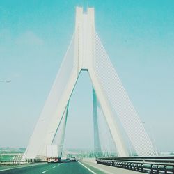 Low angle view of bridge