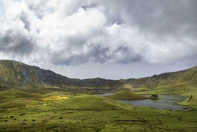 Scenic view of landscape against sky