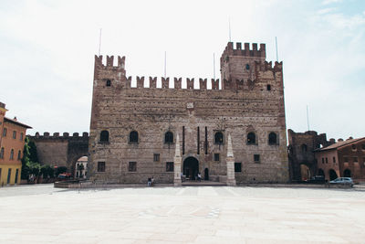 View of old building against sky