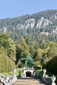 Outdoor temple and trees in germany 