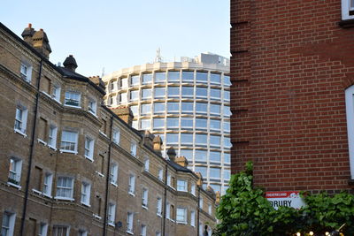 Low angle view of modern building