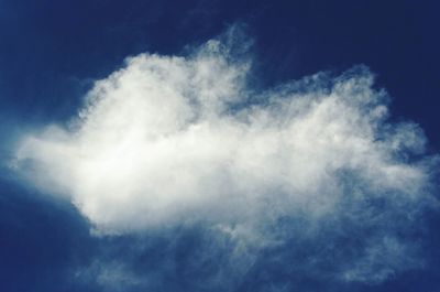 Low angle view of cloudy sky