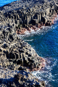 Aerial view of sea