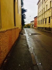 Street amidst buildings in city