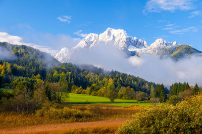 Scenic view of landscape against sky