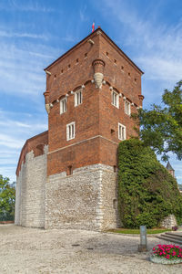 Low angle view of building against sky