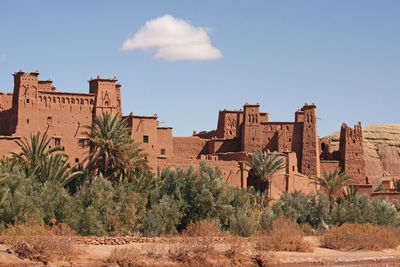 The clay buildings of ait benhaddou in morocco