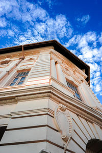 Low angle view of building against sky