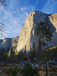 El capitan rock formation against sky