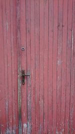 Full frame shot of wooden door