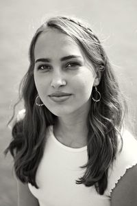 Portrait of smiling young woman