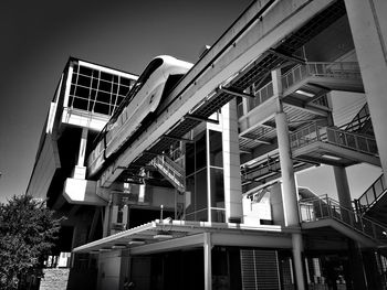 Low angle view of monorail