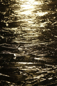 Full frame shot of rippled water