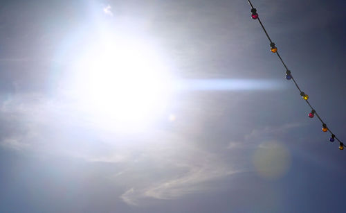 Low angle view of cloudy sky