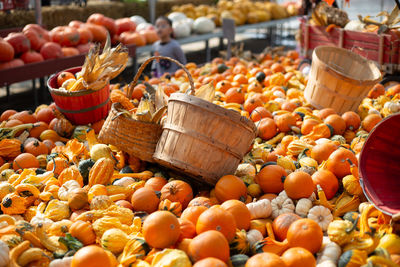 Close-up of food for sale at market stall