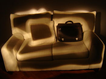 Close-up of sunglasses on table