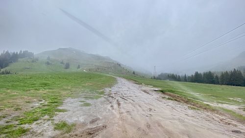 Scenic view of landscape against sky