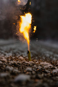 burning