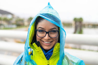 Portrait of smiling woman