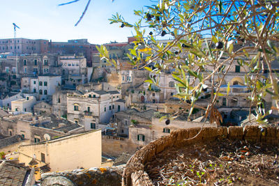 View of townscape against sky
