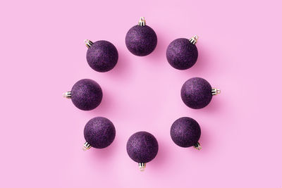 Directly above shot of strawberries