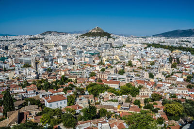 Aerial view of city