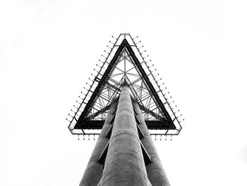 Low angle view of bridge against sky