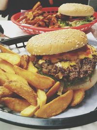 Close-up of french fries