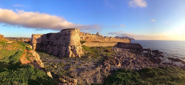 Castle and sea