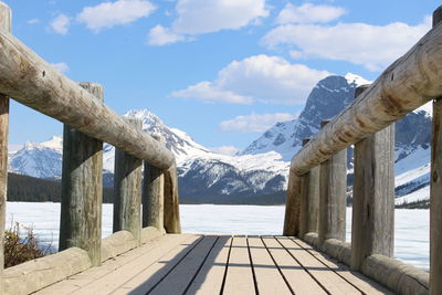 Pier on sea