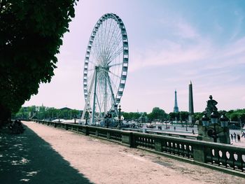 Paris skyline, place de la concorde