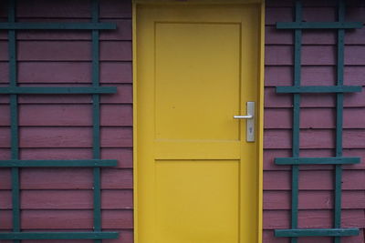 Full frame shot of closed door