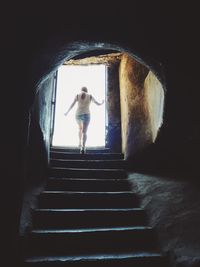 Low angle view of staircase