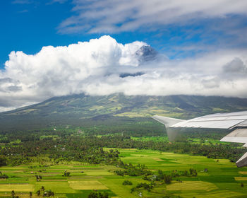 Scenic view of landscape against sky