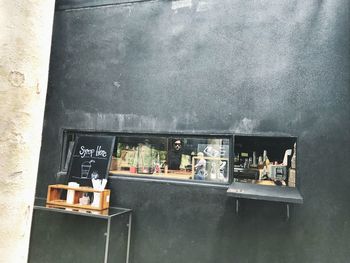 View of beer in shelf