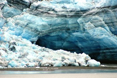 Scenic view of glacier