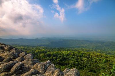 Scenic view of landscape against sky