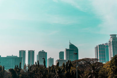 Cityscape against sky