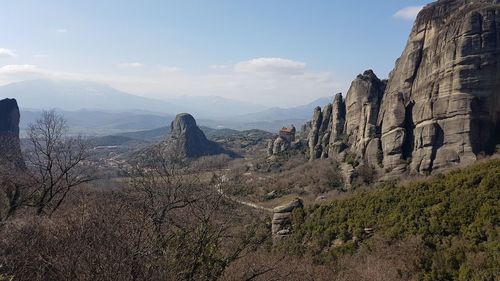 Panoramic view of landscape against sky