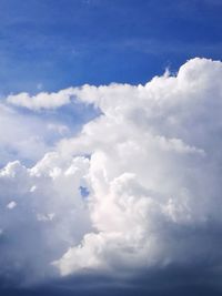 Full frame shot of clouds in sky