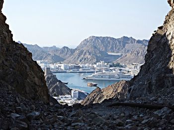 Scenic view of mountains