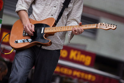 Man playing guitar