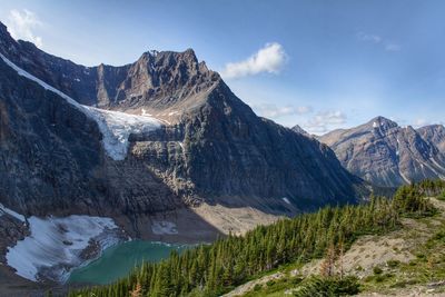 Edith cavell mountain, jasper national park, ab, canada